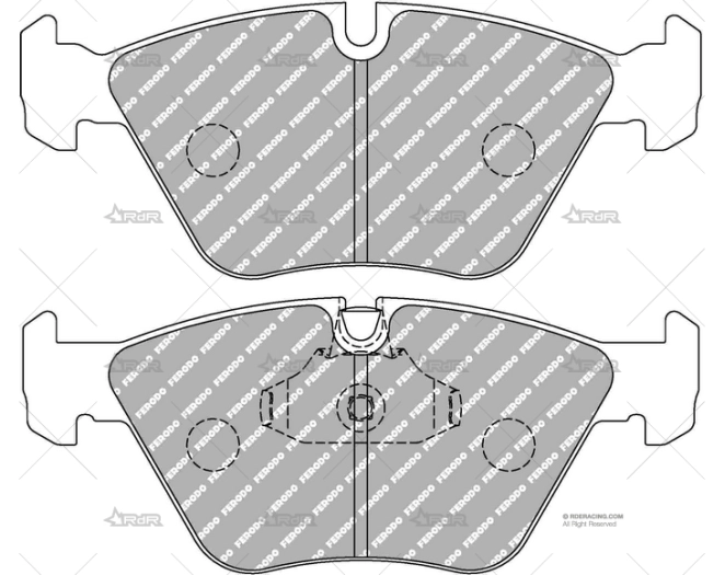 FERODO DS1.11 DEL. BMW E46 FERODO