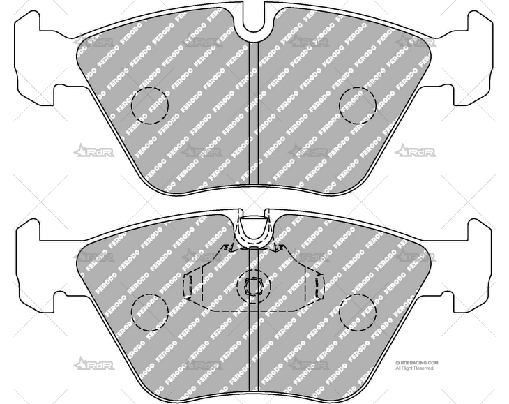 FERODO DS1.11 DEL. BMW E46 FERODO