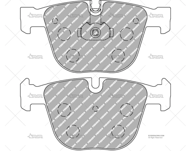 FERODO DSUNO TRAS. E63/E64/E66/M3 E92 FERODO