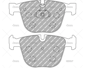 FERODO DSUNO TRAS. E63/E64/E66/M3 E92 FERODO