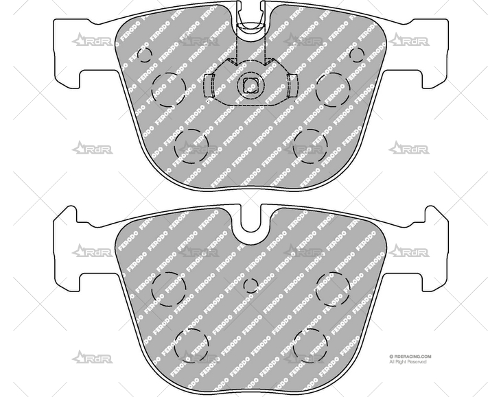 FERODO DSUNO TRAS. E63/E64/E66/M3 E92 FERODO