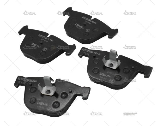 PASTILLAS DSUNO TRAS. E63/E64/E66/M3 E92 FERODO