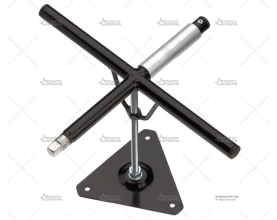 FIJACION DE RUEDA CON LLAVE DE CRUZ OMP