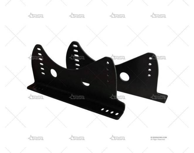 FIJACIONES LATERALES ALUMINIO NEGRO RRS