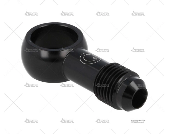 BANJO 14.5mm - DASH 6 ALUMINIO NEGRO QSP