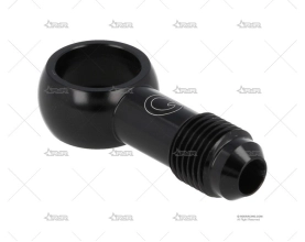 BANJO 14.5mm - DASH 6 ALUMINIO NEGRO QSP