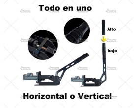 FRENO DE MANO VERT./HORIZ. ALU. NEGRO BRAND R