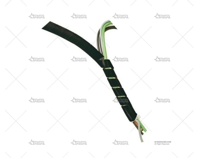 FUNDA ESPIRAL 4MM (10M) NEGRO GRAYSTON