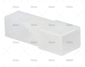 FUNDA TERMINAL FASTON HEMBRA BLANCO x1 BRAND R