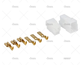 FUNDA TERMINAL FASTON HEMBRA AZUL x1 BRAND R