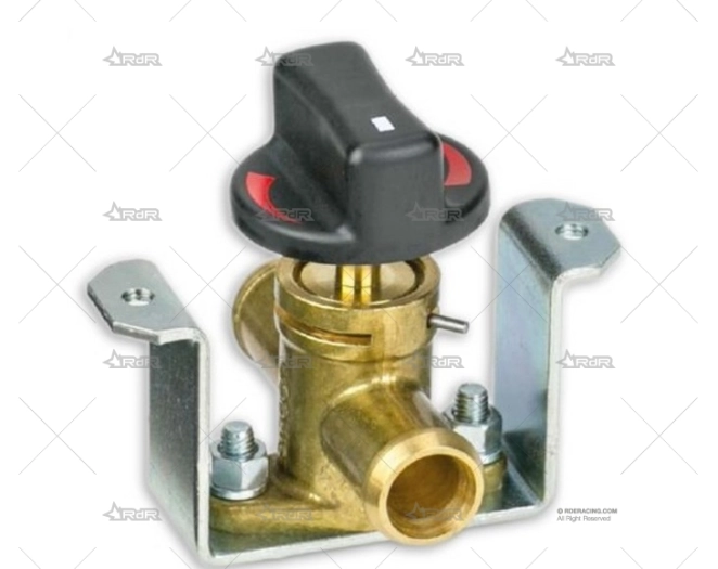 GRIFO CALEFACCIÓN CON RUEDA Y SOPORTE SIROCO