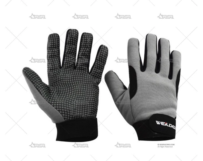GUANTES WEILDER MECANICO T.M-9 GRIS RRS