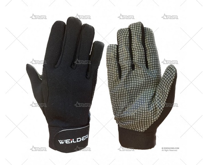 GUANTES WEILDER MECANICO T.M-9 NEGRO RRS