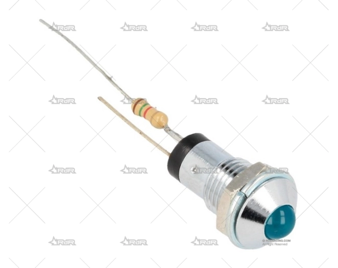 INDICADOR LED INTERMITENCIA 12v AZUL QSP
