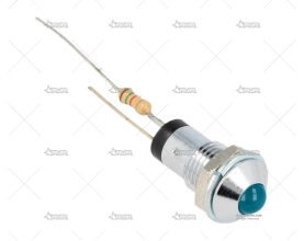 INDICADOR LED INTERMITENCIA 12v AZUL QSP