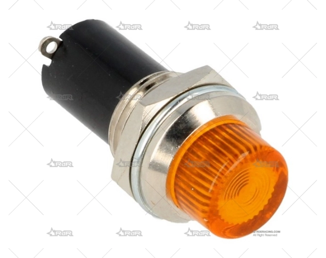 INDICADOR LED MEDIANO 12v NARANJA QSP