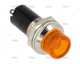 INDICADOR LED MEDIANO 12v NARANJA QSP