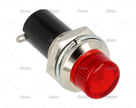 INDICADOR LED MEDIANO 12v ROJO QSP