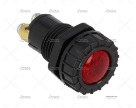 INDICADOR LUMINOSO GRANDE PLASTICO NEGRO QSP