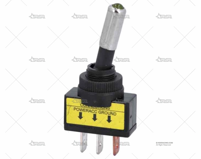 INT. ON-OFF 20A/12V/3PIN LUZ AMARIL BRAND R