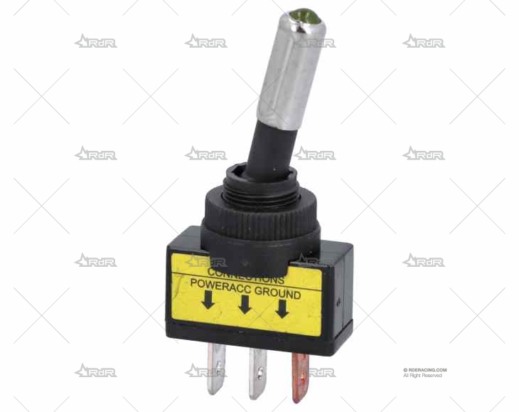 INT. ON-OFF 20A/12V/3PIN LUZ AMARIL BRAND R
