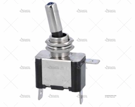 INT. ON-OFF 25A/12V/3PIN LUZ AZUL BRAND R