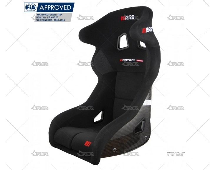 BAQUET FIA CONTROL CARBONE T.M RRS