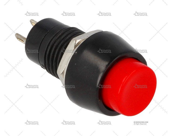 INTERRUPTOR PULSADOR ON/OFF PEQUEÑO ROJO QSP