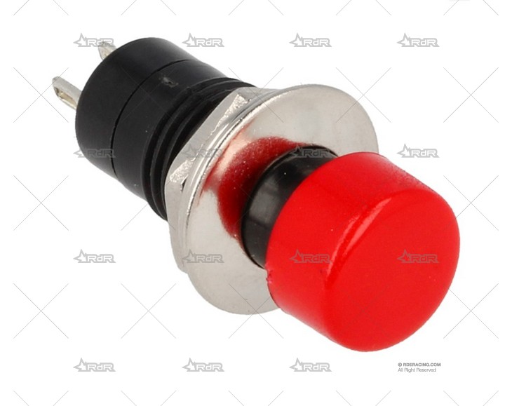 INTERRUPTOR PULSADOR ON/OFF PEQUEÑO ROJO QSP
