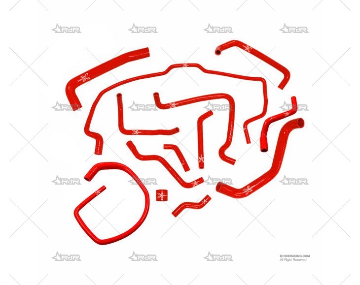 KIT MANGUITOS SILIC. F.SIERRA COSW. ROJO XTREM