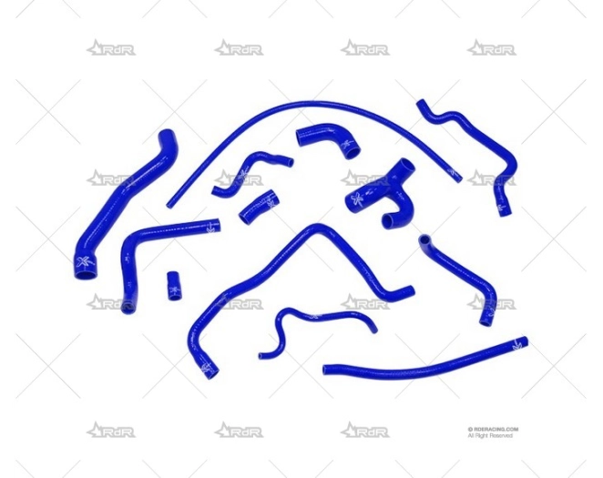 KIT MANGUITOS SILIC. KADETT 2.0 16V ROJO XTREM