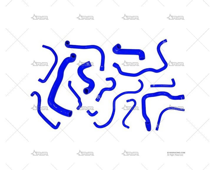 KIT MANGUITOS SILIC. BMW E30 323I AZUL XTREM