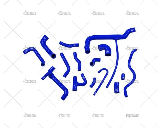 KIT MANGUITOS SILIC. VW CORRADO AZUL XTREM