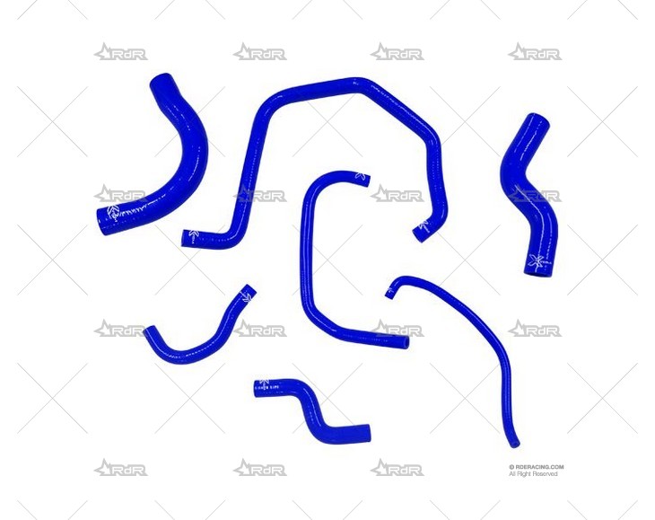 KIT MANGUITOS SILIC. FIESTA XR2 ROJO XTREM