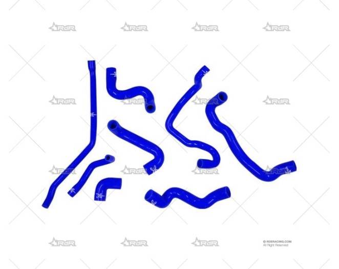 KIT MANGUITOS SILIC. BMW 323I E21 AZUL XTREM