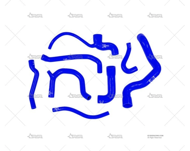 KIT MANGUITOS SILIC. CORSA A GSI AZUL XTREM