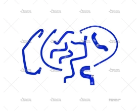 KIT MANGUITOS SILIC. FIESTA RS-T AZUL XTREM