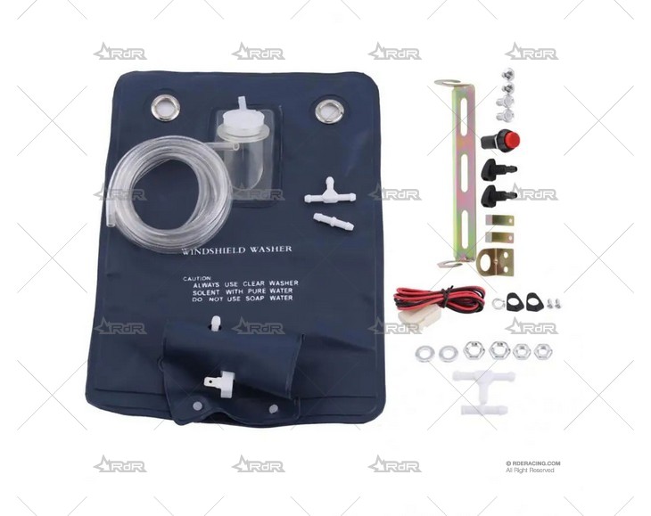 KIT BOLSA 1L LAVARARABRISAS 12V BRAND R