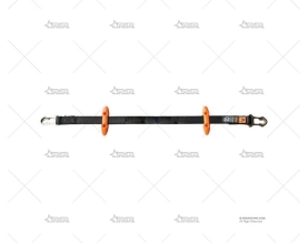 KIT CORREA FIJACION HANS DESLIZANTE 18" OMP
