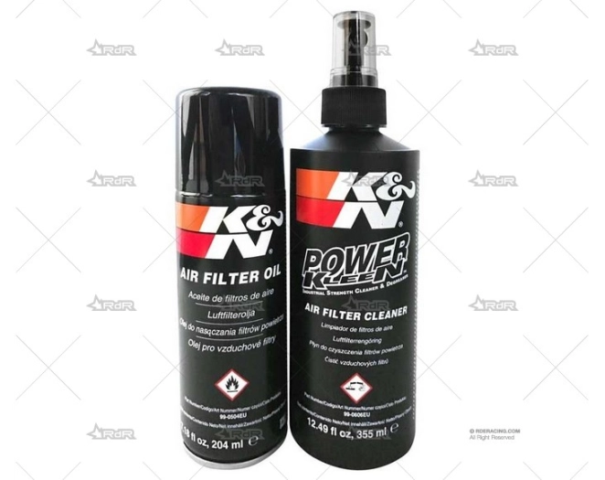 KIT LIMPIEZA FILTRO KN AEROSOL ACEITE Y