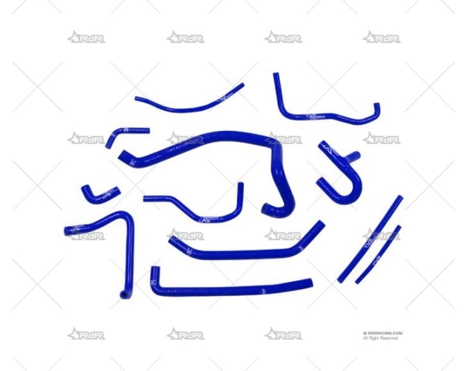 KIT MANGUITOS AIRE/ACEITE R5-T 1/2 AZUL XTREM