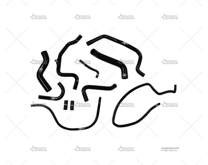 KIT MANGUITOS FIAT PUNTO 1.8 16V NEGRO XTREM