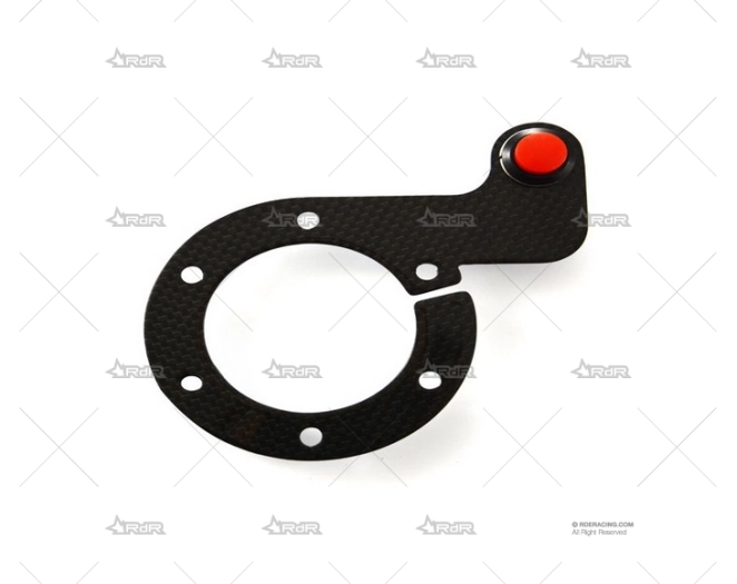 KIT PULSADOR VOLANTE CARBONO - 1 BOTON RRS