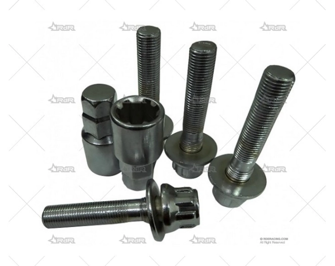 KIT TORNILLOS ANTIROBO 12X125 PLANOS BTR