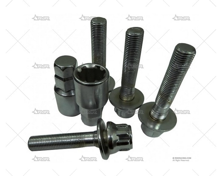 KIT TORNILLOS ANTIROBO 12X125 PLANOS BTR