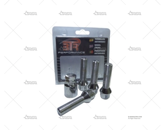 KIT TORNILLOS ANTIROBO 12X150 CÓNICO BTR