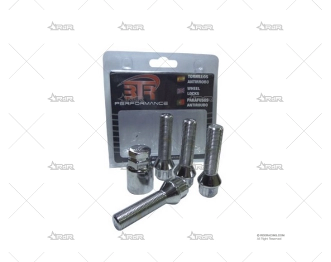 KIT TORNILLOS ANTIROBO 14X150 CÓNICOS BTR
