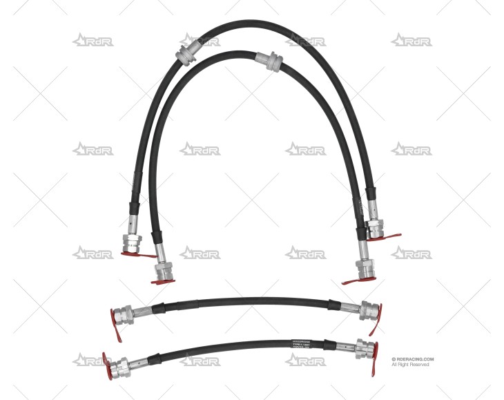 LATIGUILLOS VW GOLF MK5 R32/TDI 4M. INOX GOODRIDGE