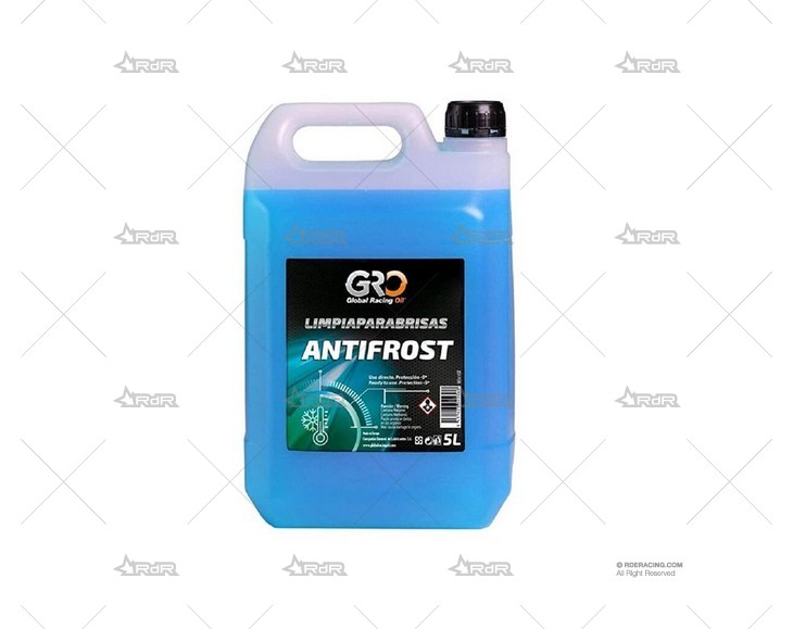 LIQUIDO LIMPIAPARABRISAS ANTI-FROST 5L A GLOBAL RACING OIL