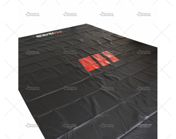 LONA SUELO ASISTENCIA 3.5x6m NEGRA 650Gr BRAND R